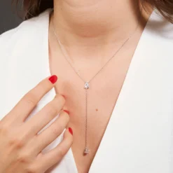 Stonefans Statement Lariat Drop Y Necklace