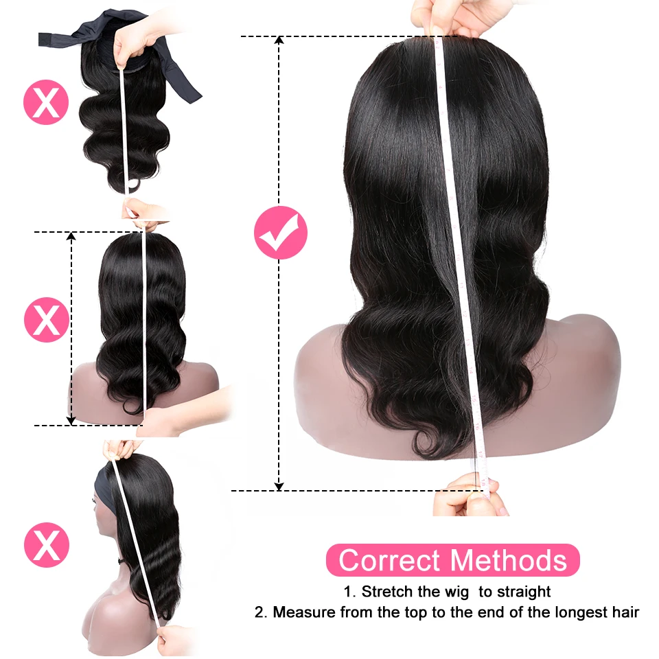 Body Wave Headband Wig Human Hair - Image 5