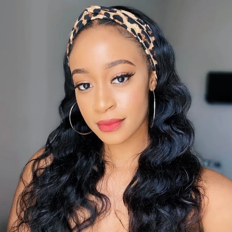 Body Wave Headband Wig Human Hair