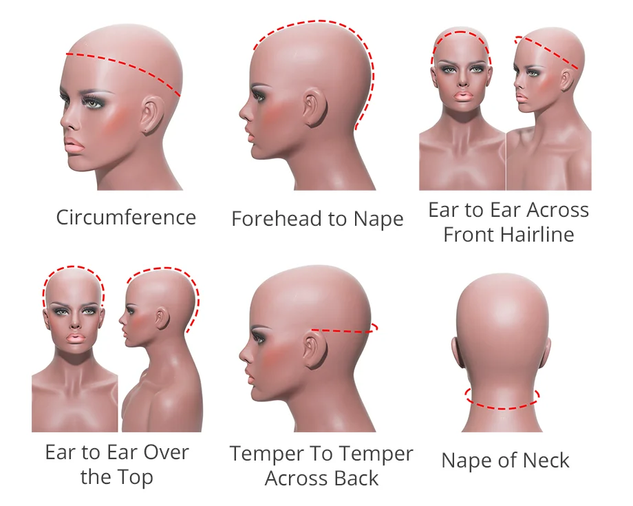 Highlight Wig Human Hair Bone Straight Blond - Image 15