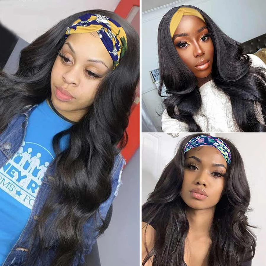 Body Wave Headband Wig Human Hair - Image 10