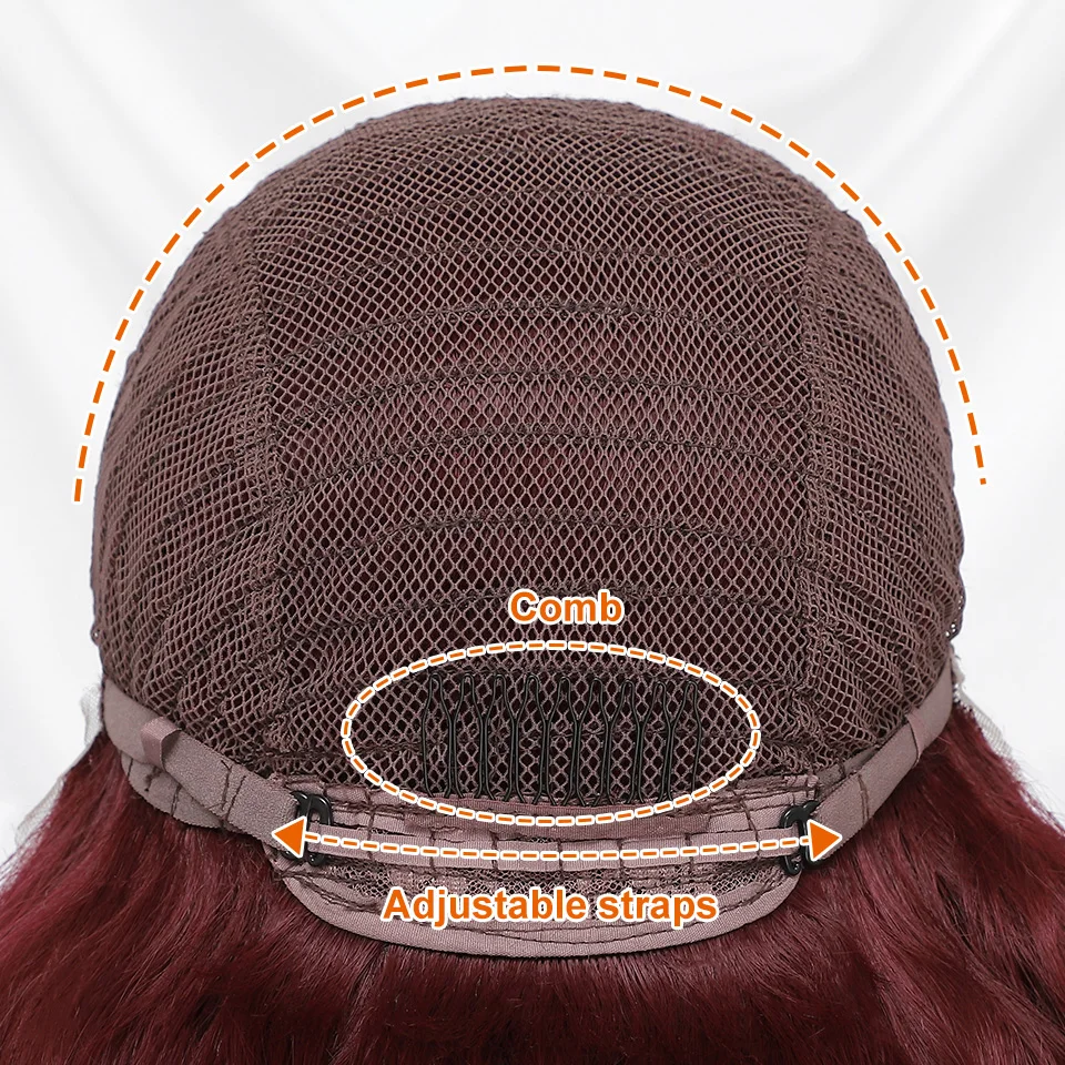 Women Chocolate Brown Lace Front Wigs - Image 5