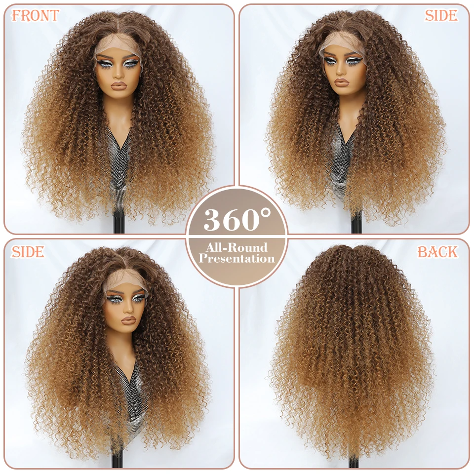 Women Chocolate Brown Lace Front Wigs - Image 29