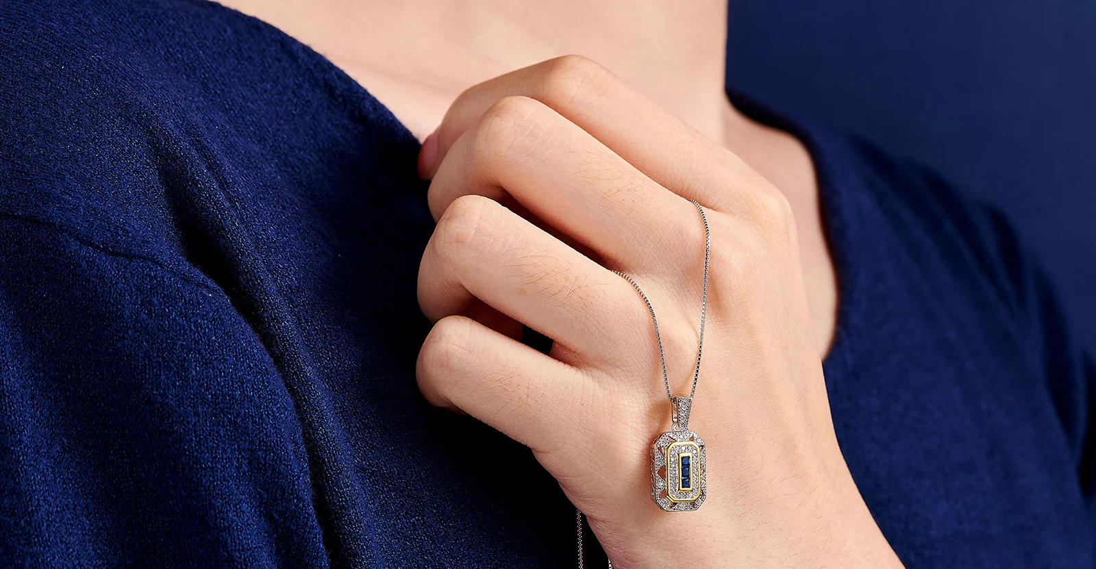 Newshe Sterling Silver Pendant Necklace for Women - Image 13