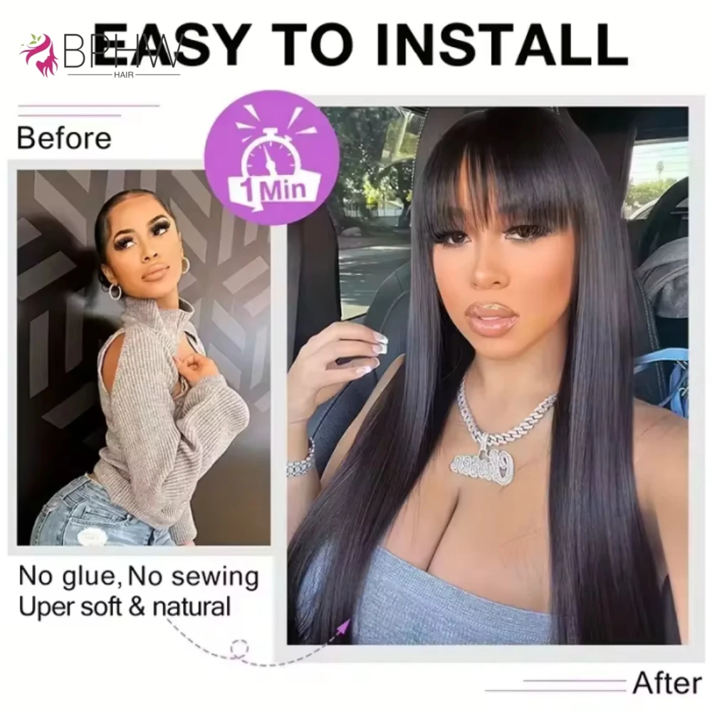 Machine Made 100% Human Hair - Image 4