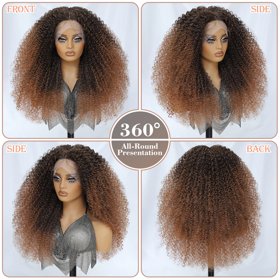 Women Chocolate Brown Lace Front Wigs - Image 27