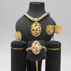 Alternative view of Dubai Jewelry Sets Tassels Necklace