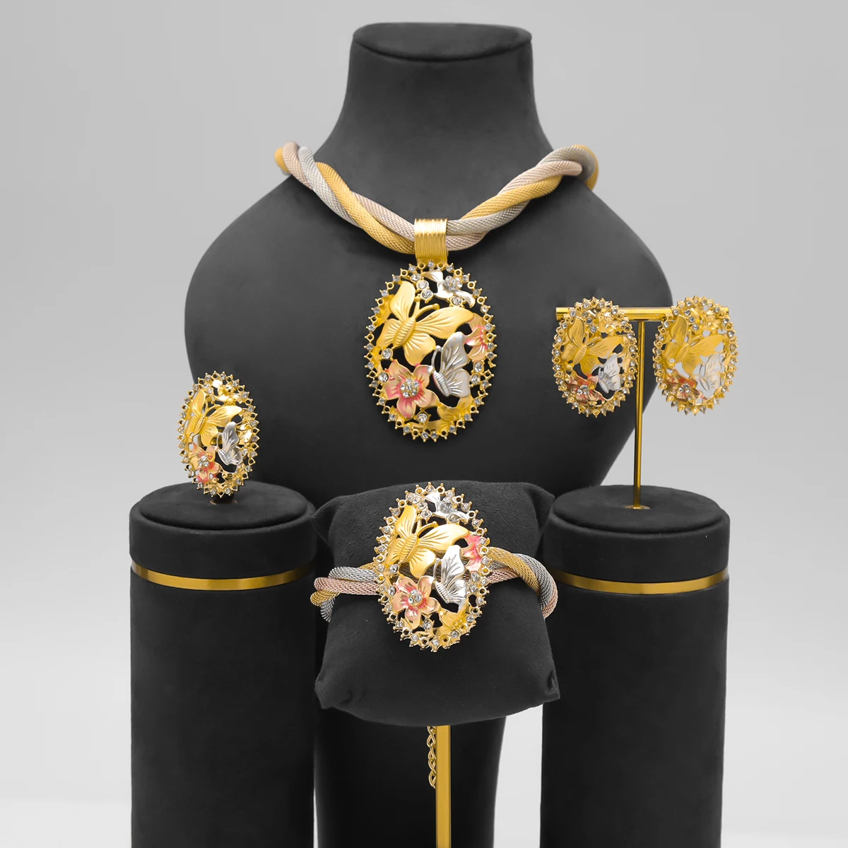 Dubai Jewelry Sets Tassels Necklace - Image 2