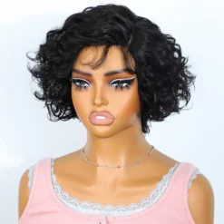 Alternative view of Body wave Bob Human Hair Wigs for Women