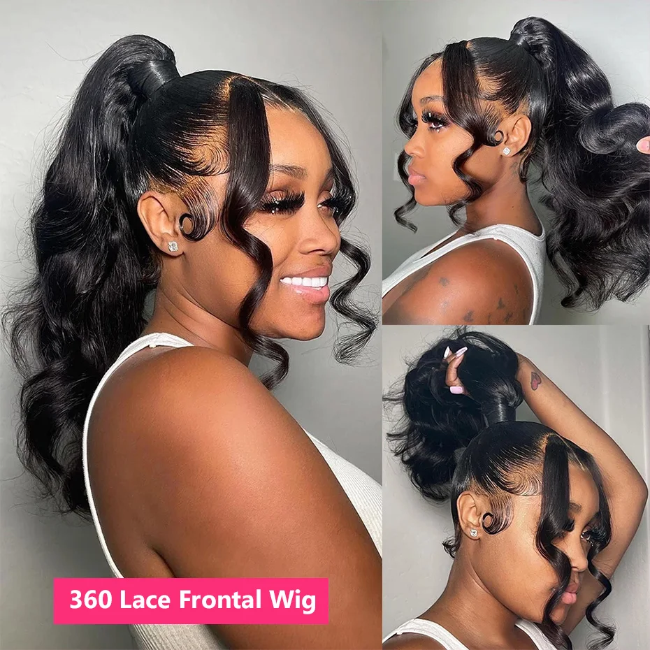 Body Wave 360 Full HD Transparent Lace Front Wigs - Image 2