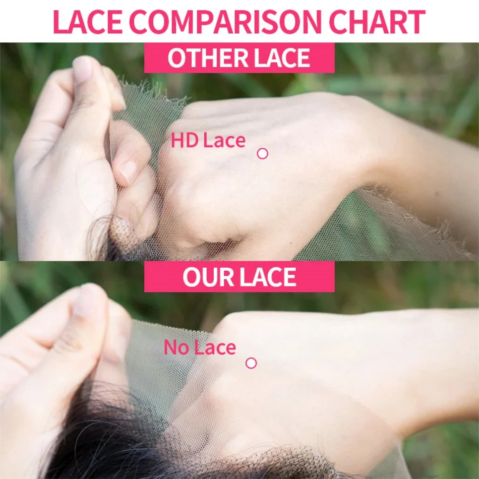 Highlight Wig Human Hair Bone Straight Blond - Image 11