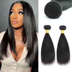 Straight Human Hair Bundles