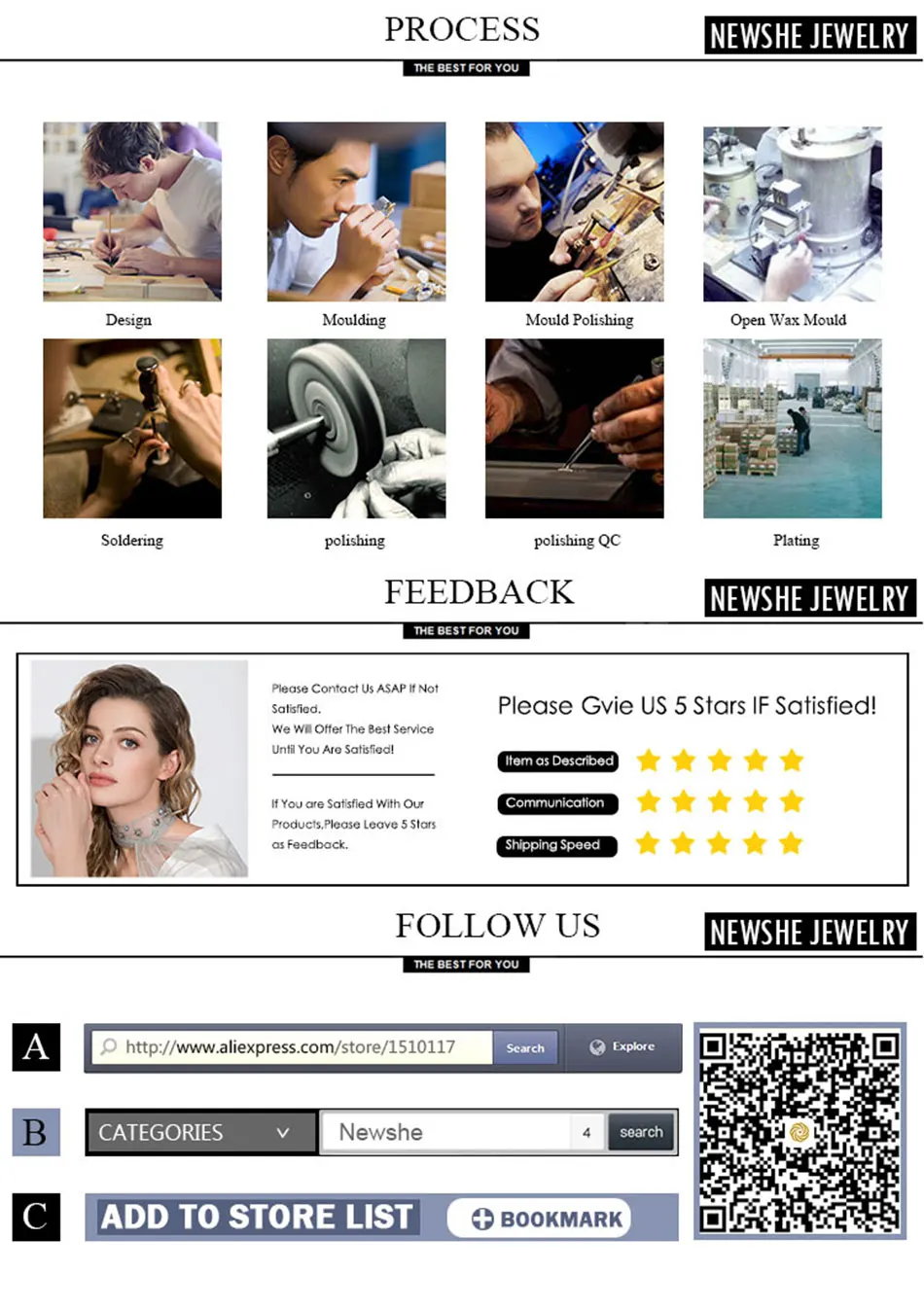 Newshe Sterling Silver Pendant Necklace for Women - Image 22