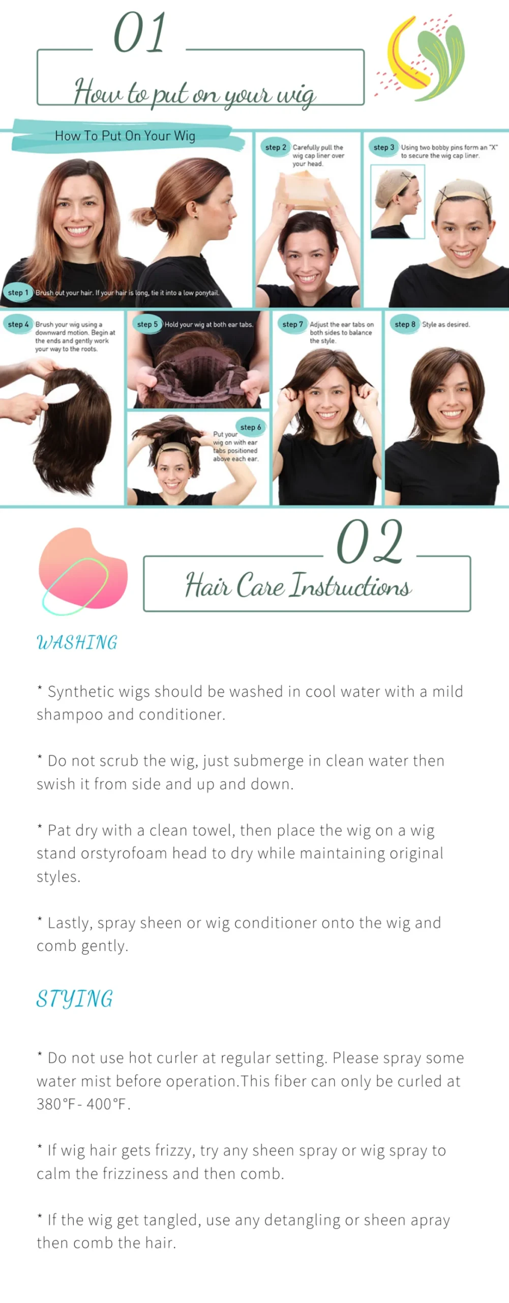 High Quality Synthetic Hair Wigs and Good Texture - Image 14