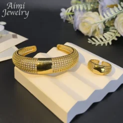 Alternative view of Dubai 18K Gold Plated Copper Jewelry