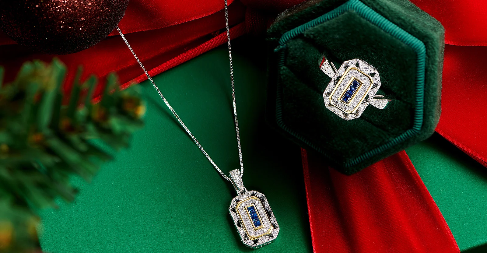 Newshe Sterling Silver Pendant Necklace for Women - Image 7