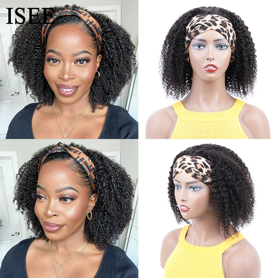 Headband Wig Human Hair ISEE HAIR - Image 3