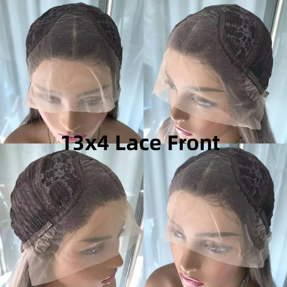 Lace Frontal Long Straight Brown Colored Wigs for Black Women 13x4”Synthetic Lace Front Wigs HD Pre Plucked Natural Looking Wig - Image 6