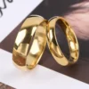 Smooth Stainless Steel Ring for Women and Men