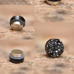 Stainless Steel Stud Earrings for Men Women Unisex Magnet Earrings Without Piercing