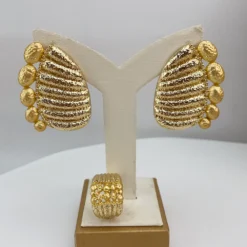 Alternative view of Brazilian Bold Statement Necklace Jewelry Set for Women